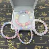 Chinese-style floral gradient glass bracelet for women, high-end glass bracelet, cultural and creative jewelry, scenic area stall mixed wholesale Specification image